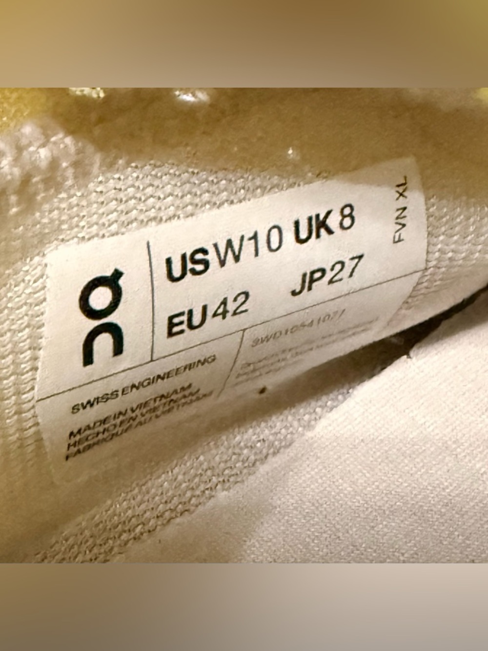 On Cloud Women's Light Green Sneakers - Picture 5 of 5
